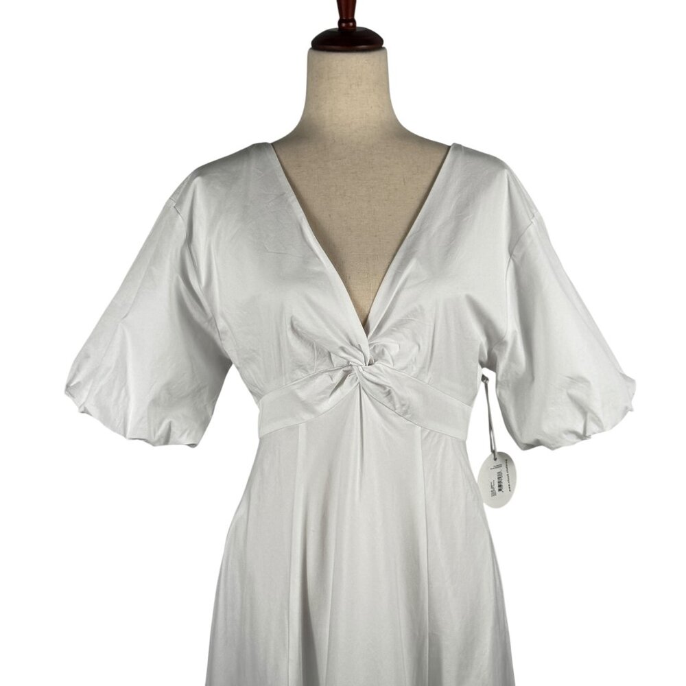 NWT STAUD Finley Dress – White – Size 4 - Picture 8 of 14